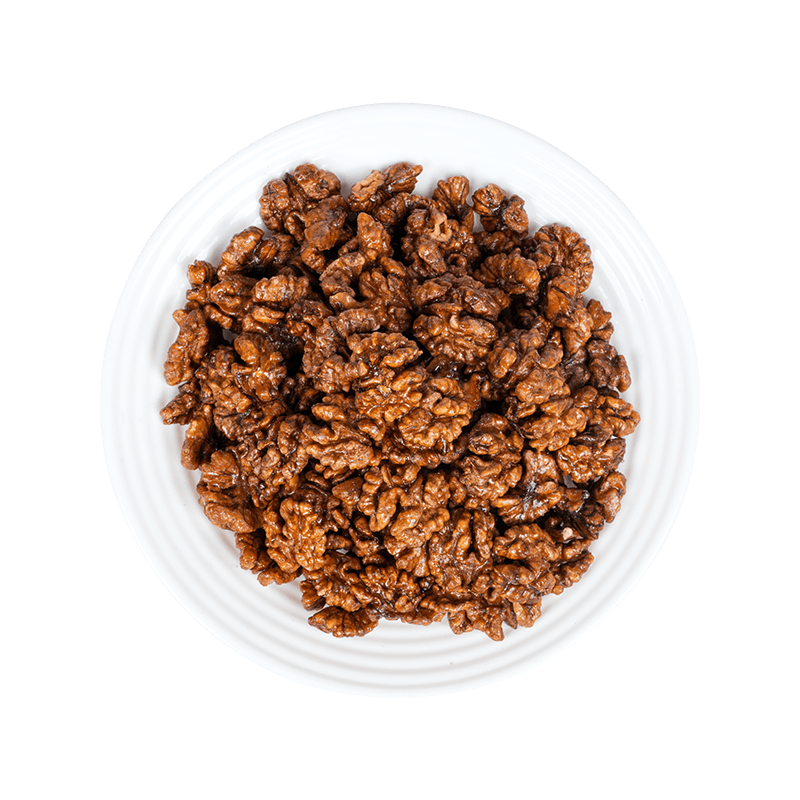 ½ bersalut bersalut ambar walnut kernel